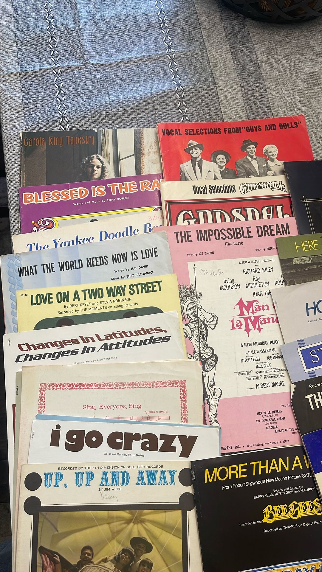 Sheet Music From 60s and 70s