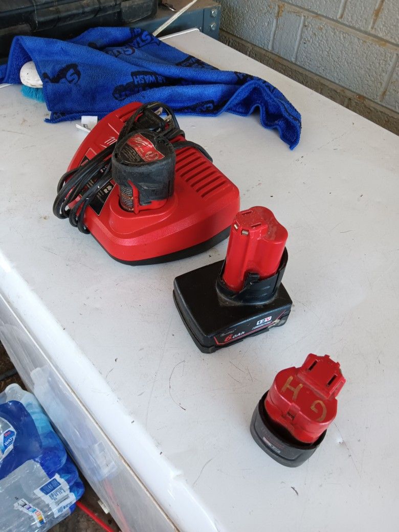 M12 battery's And charger