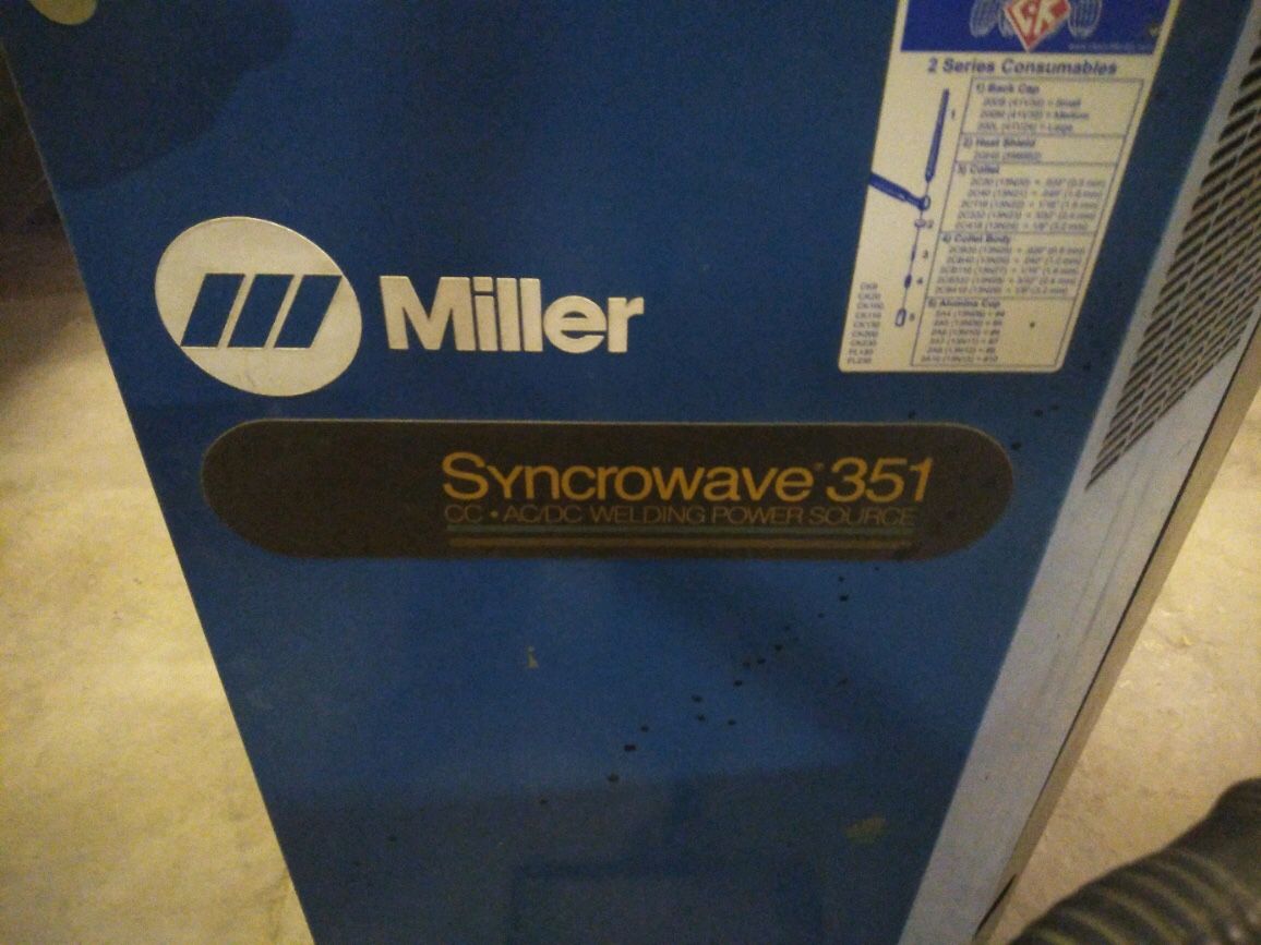 Miller Syncrowave 351 tig welder