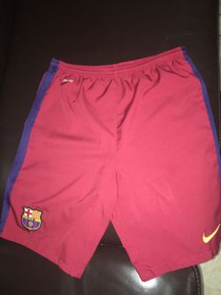 FC Barcelona soccer shorts child extra large