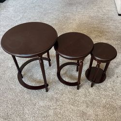 3 Piece End Table Set