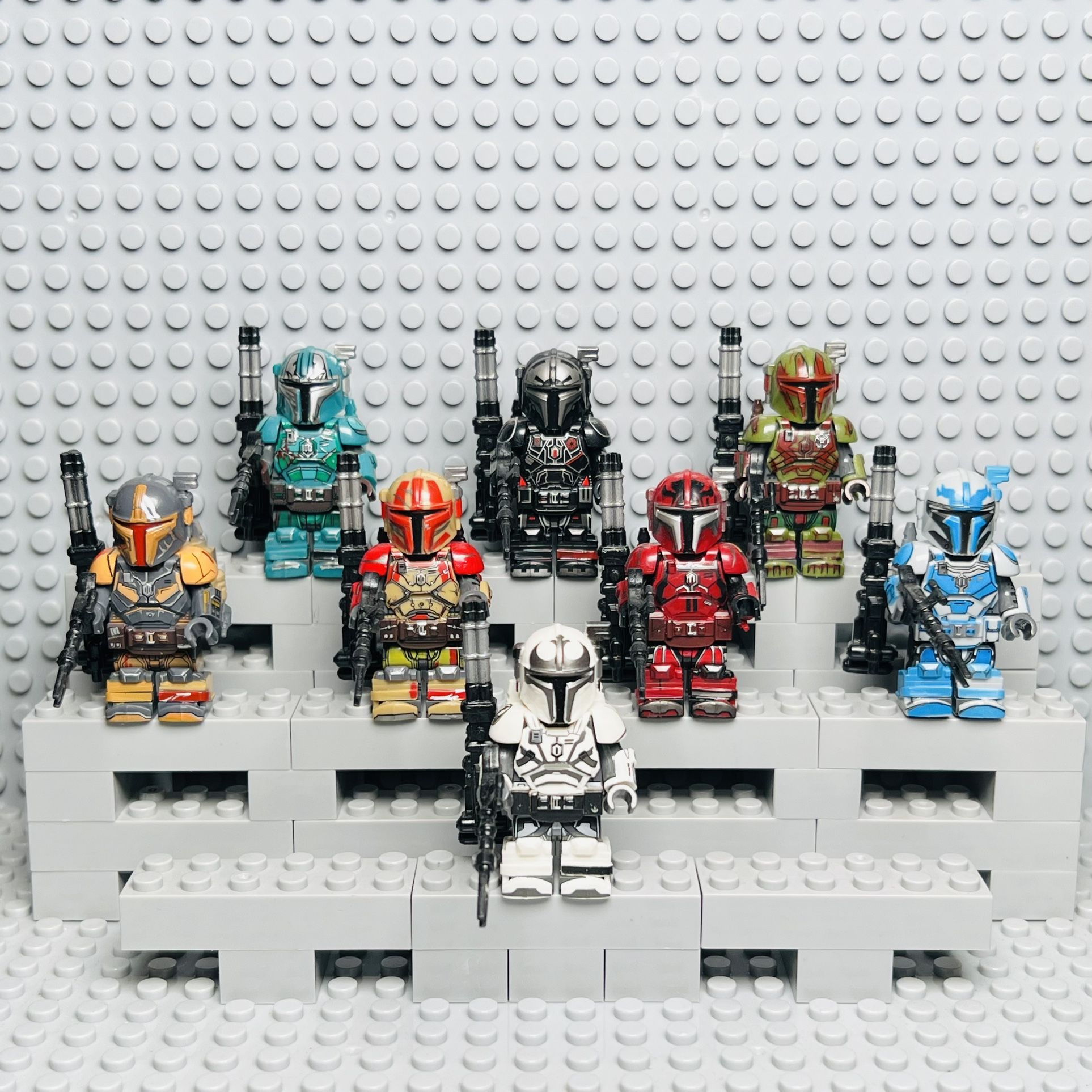 Star Wars Heavy Infantry Mandalorian Custom Minifigures Lot of 8