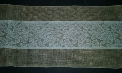 20 Wedding table runners - 6ft each