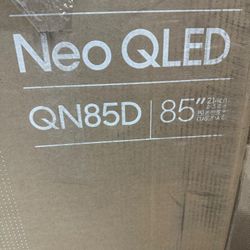 SAMSUNG 85-Inch Class QLED 4K QN85D Series Neo Quantum HDR Smart TV w/Dolby Atmos, Object Tracking Sound Lite, Motion Xcelerator, Real Depth Enhancer 