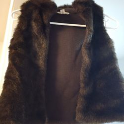 Girls Faux Fur Vest