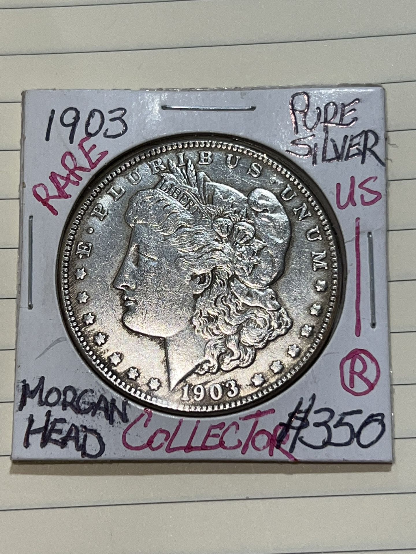 Morgan Head Rare Silver Dollar
