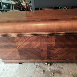 Cedar Storage Bench
