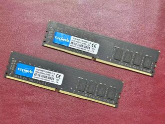 TECMIYO 2x8gb (16gb) DDR4 3600 PC4 28800U 2RX8 Desktop Ram