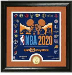 2020 NBA Finals Disney Limited Edition Lithograph 125/2020. NEW!
