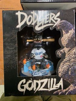 Dodgers Godzilla bobblehead no trades sorry