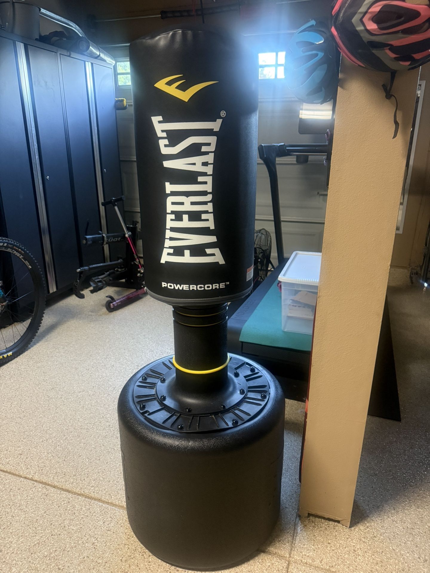 Everlast Punching Bag w/Sand Filled And gloves