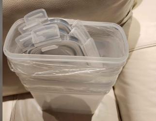 Brand new Plastic Storage containers. Never used