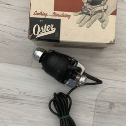 1950’s Oster Stim-U-Lax Massage Instrument With Box