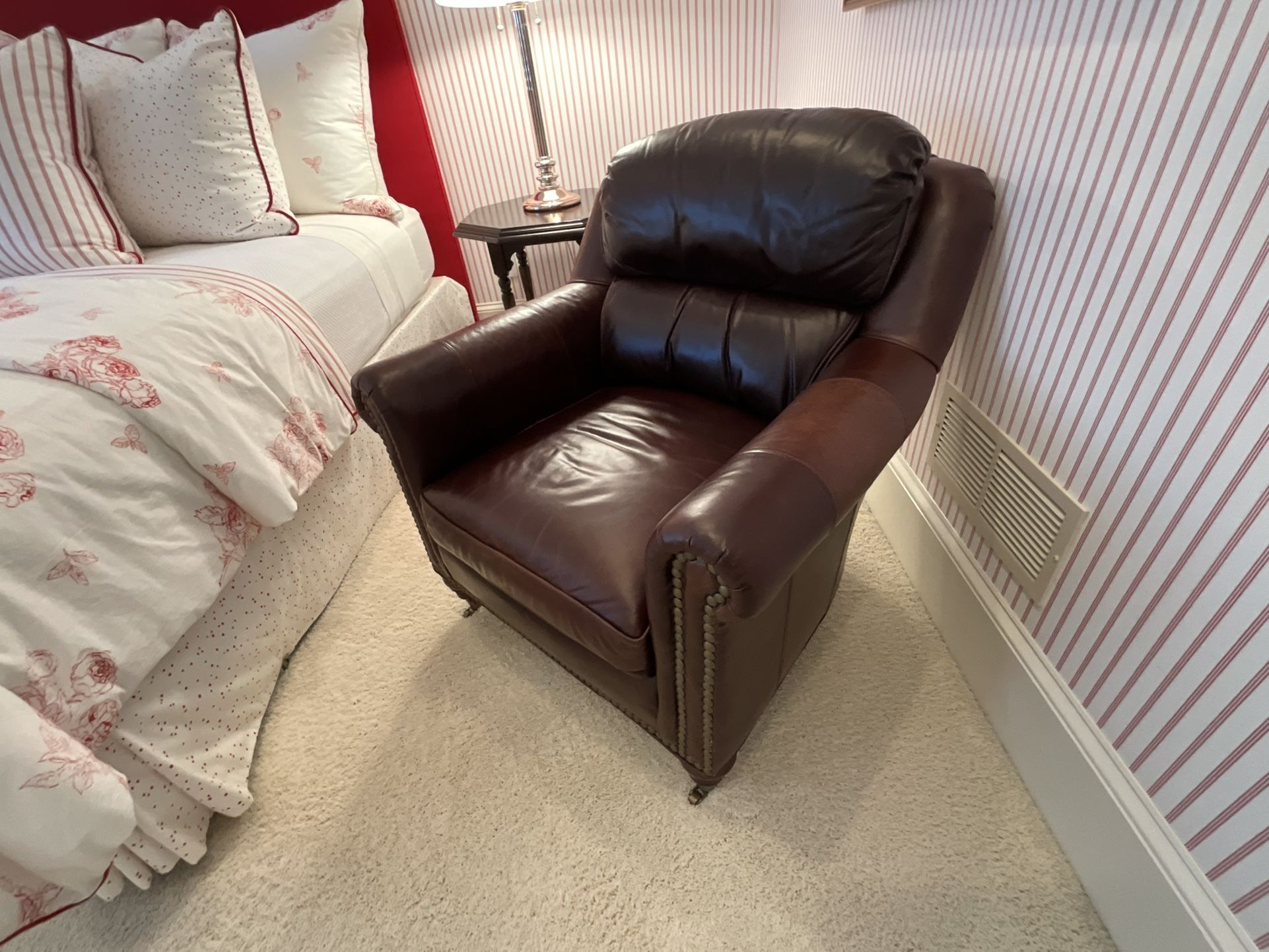 Bloomingdale’s Leather Club Chair