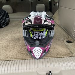 LS2 helmet Purple, White And Black Xs