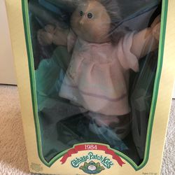 Vintage 1984 Brown Haired Cabbage Patch Doll