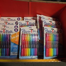 Paper Mate 10 Pack Inkjoy Gel Pens New