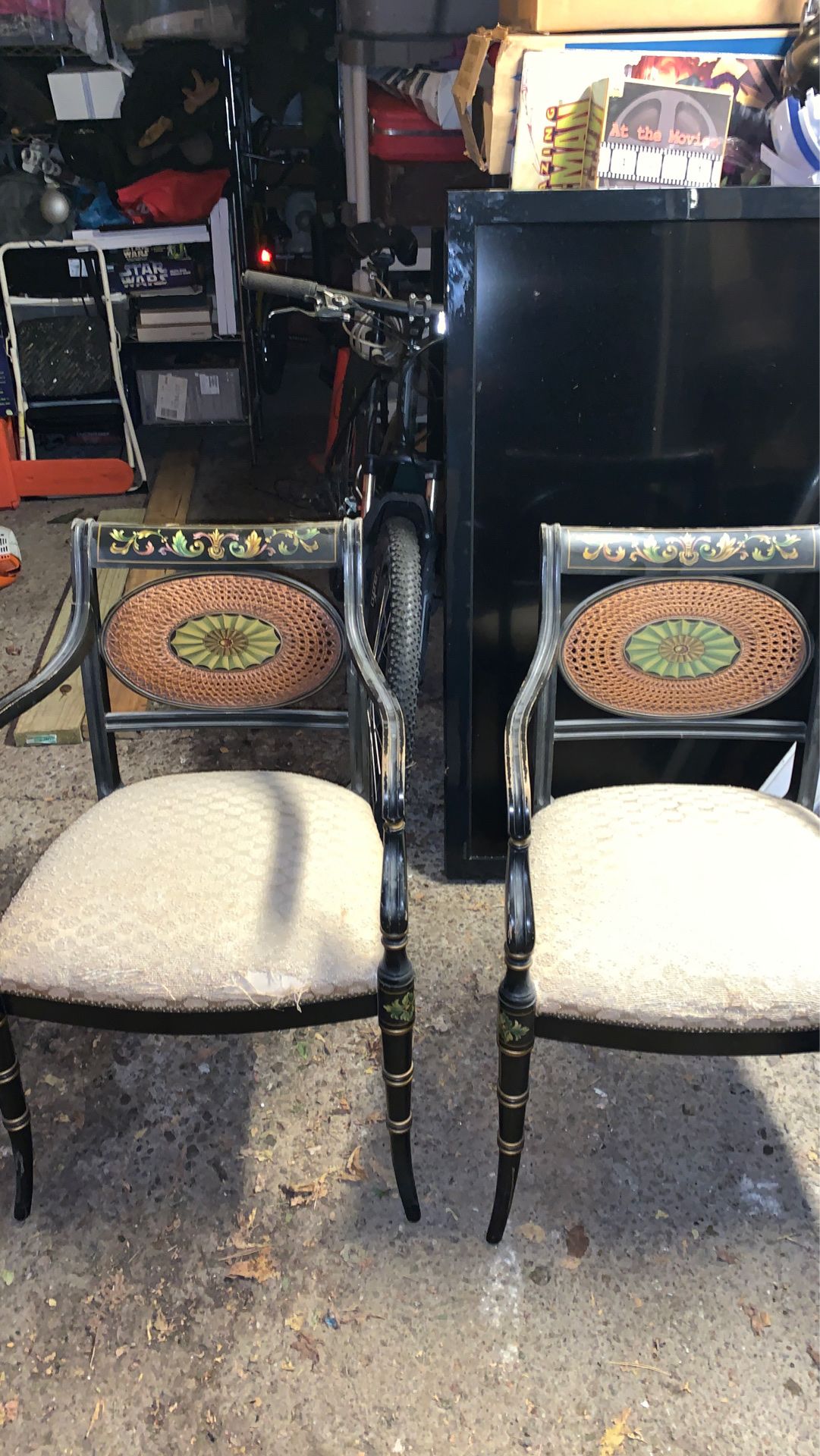 Antique Chairs 40.00 for the pair