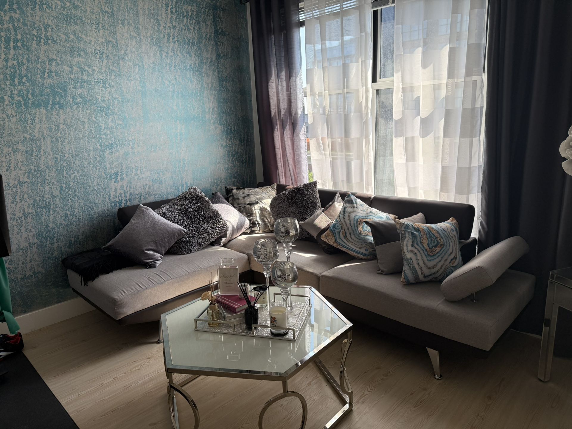 Modern Sectional! Must go ASAP! Negotiable Price! Reasonable Offers Only!