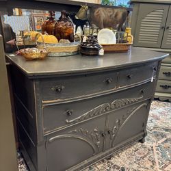 Newly Refinished Buffet Sideboard 
