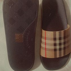 NEW- Burberry Slides