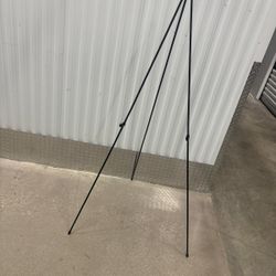 Display Easel for Floor, Standard Tripod Design, Collapsible - Black.. $30