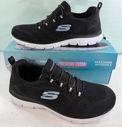 NEW Skechers Women's Slip On Air Cooled Memory Foam Summit Sneaker