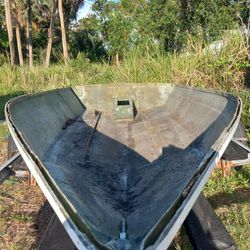 13 Ft Skiff With Trailer (First 400 Takes It)