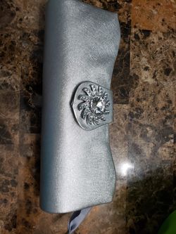 Silver fancy purse