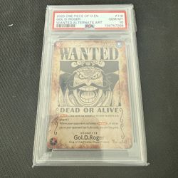 Wanted Gol D Roger SP PSA 10 For Sale