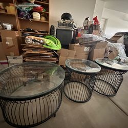 3 Set End Tables And Coffee Table 