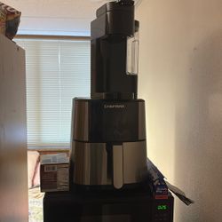 Fridge with freezer microwave, air fryer, coffe maker 