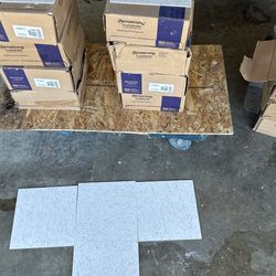 VCT FLOORING White