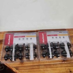 (2) Kwikset 'Venetian Bronze'  keyed locksets