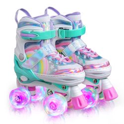 Adjustable Light Up Roller Skates 