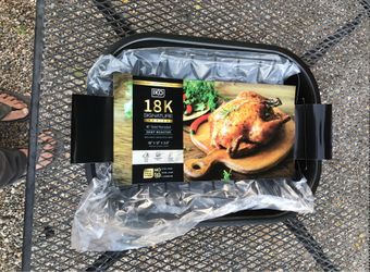 16”Gold Nonstick Deep Roaster