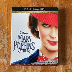 Mary Poppins Returns on 4K UHD Disc