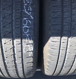 TWO 285-60-18 100$ Bridgestone installed and balanced