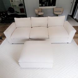 Pillow Couch And Ottoman 
