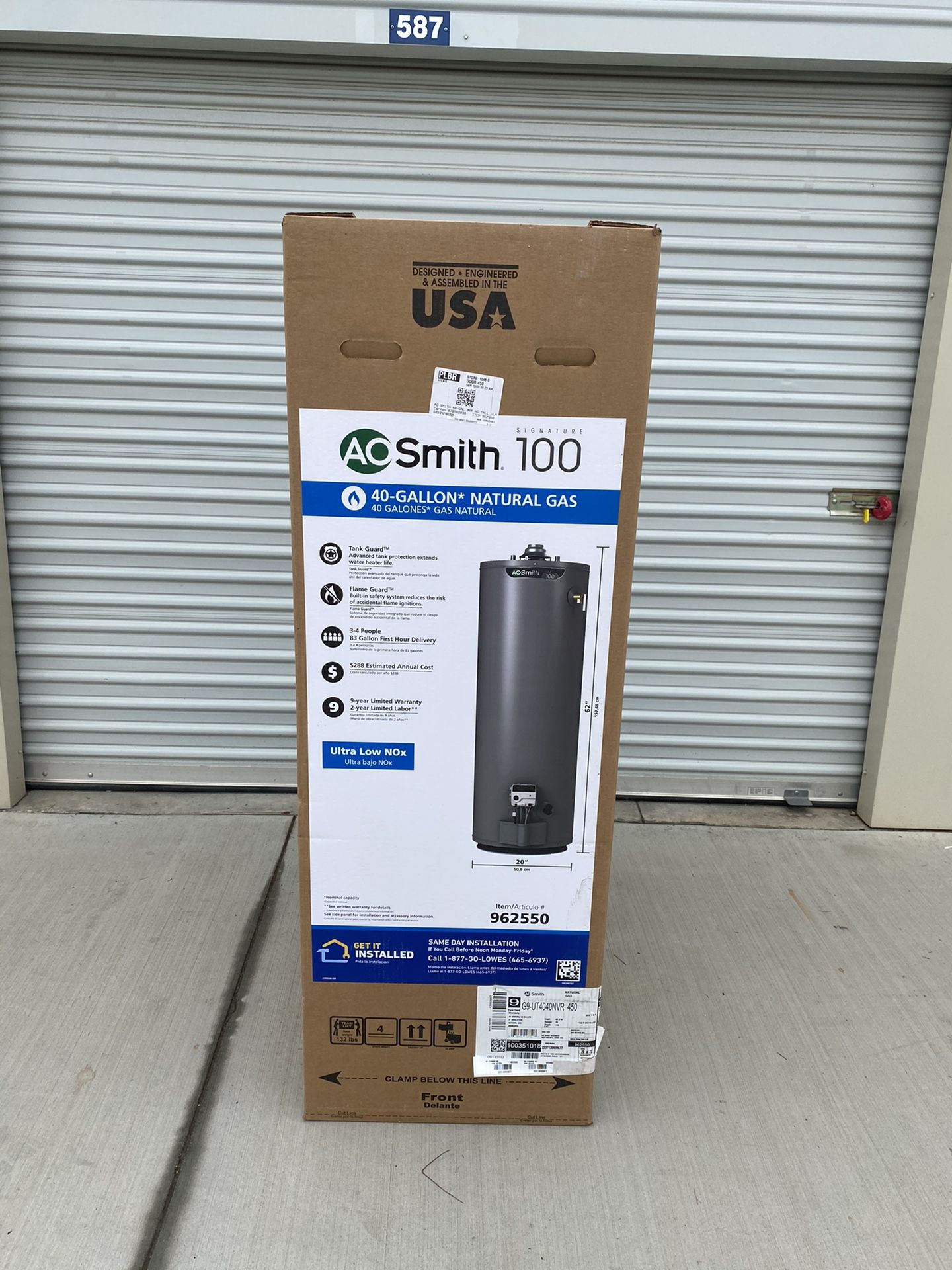 40 gallon water heater