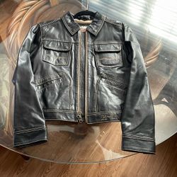 Woman’s Harley Davidson leather jacket