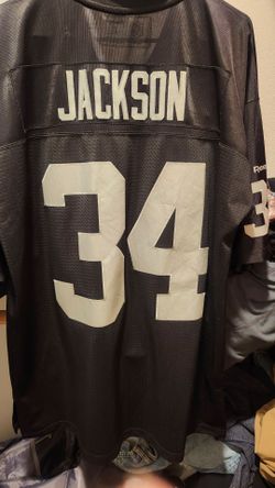 Reebok Bo Jackson #34 Raiders Football Jersey