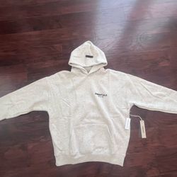 Fear Of God Essentials Hoodie Light Oatmeal