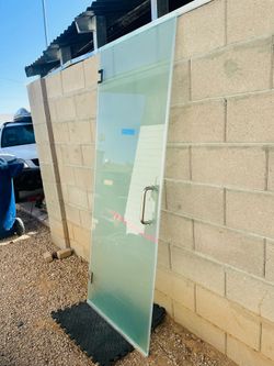 Shower Glass Door Panel