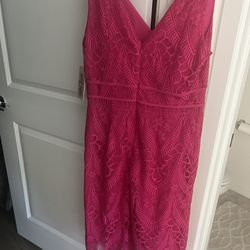 Beautiful New bright Pink Dress Sz 8