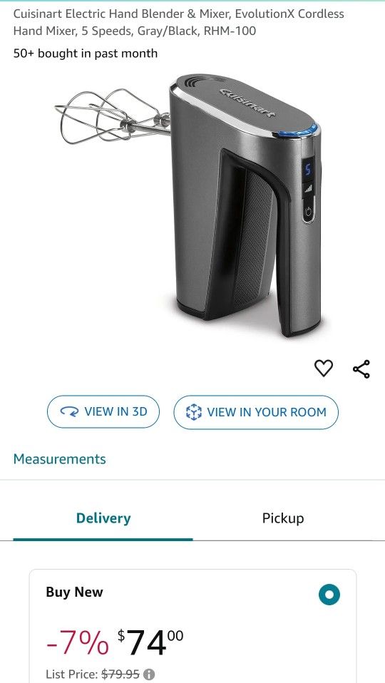 Cuisinart EvolutionX Cordless Hand Mixer