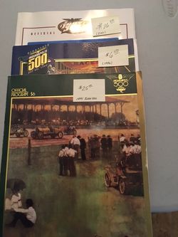 Indianapolis 500 Official Programs