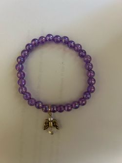 Purple bracelet