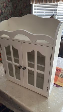 White Medicine or Storage Bathroom Wall Cabinet