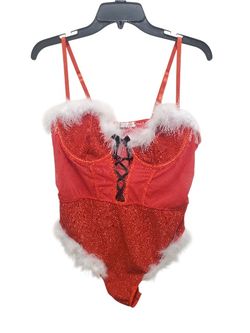 Womans Santa Lingerie Teddy Size XL